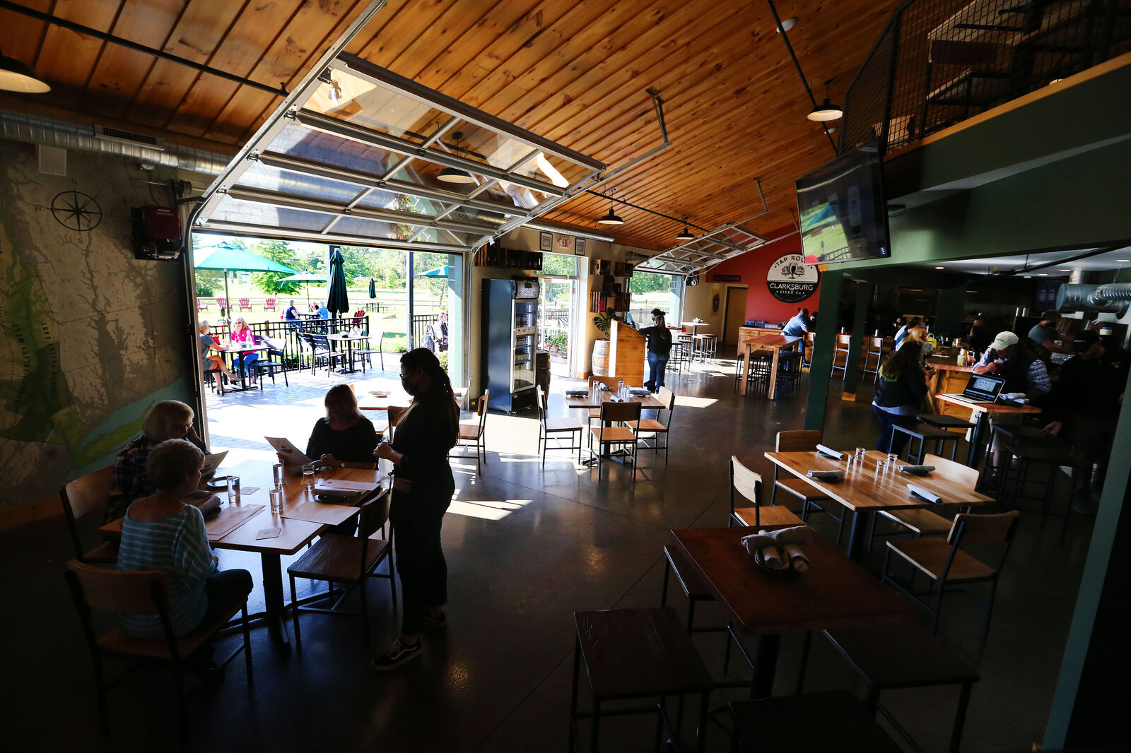 Clarksburg Cider indoor dining area (copy)